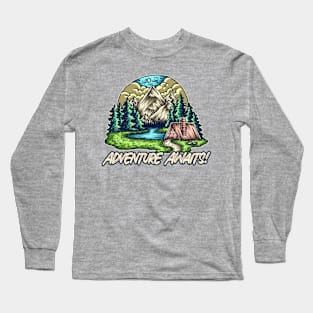 Adventure Awaits! Long Sleeve T-Shirt